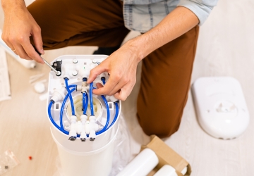 Water purifier installation 